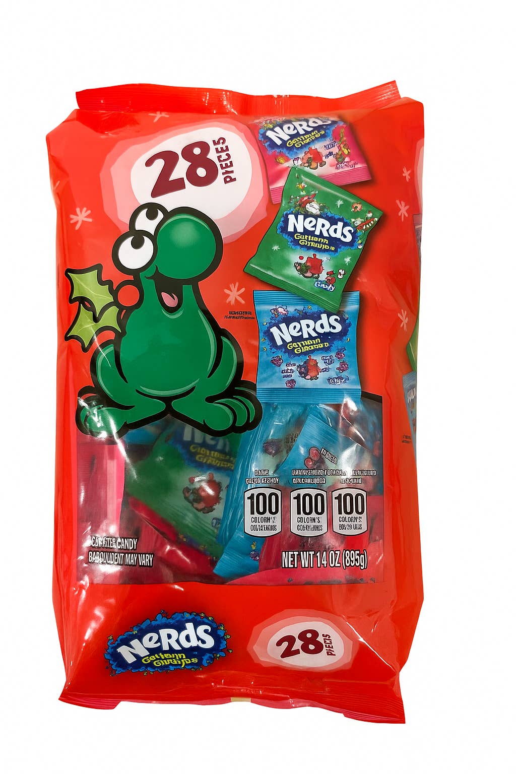 iSweet.ca - Wholesale Hard Candy - (S8-14) Nerds Holiday Asstd Clusters 28ct-14oz ( 397g x1
