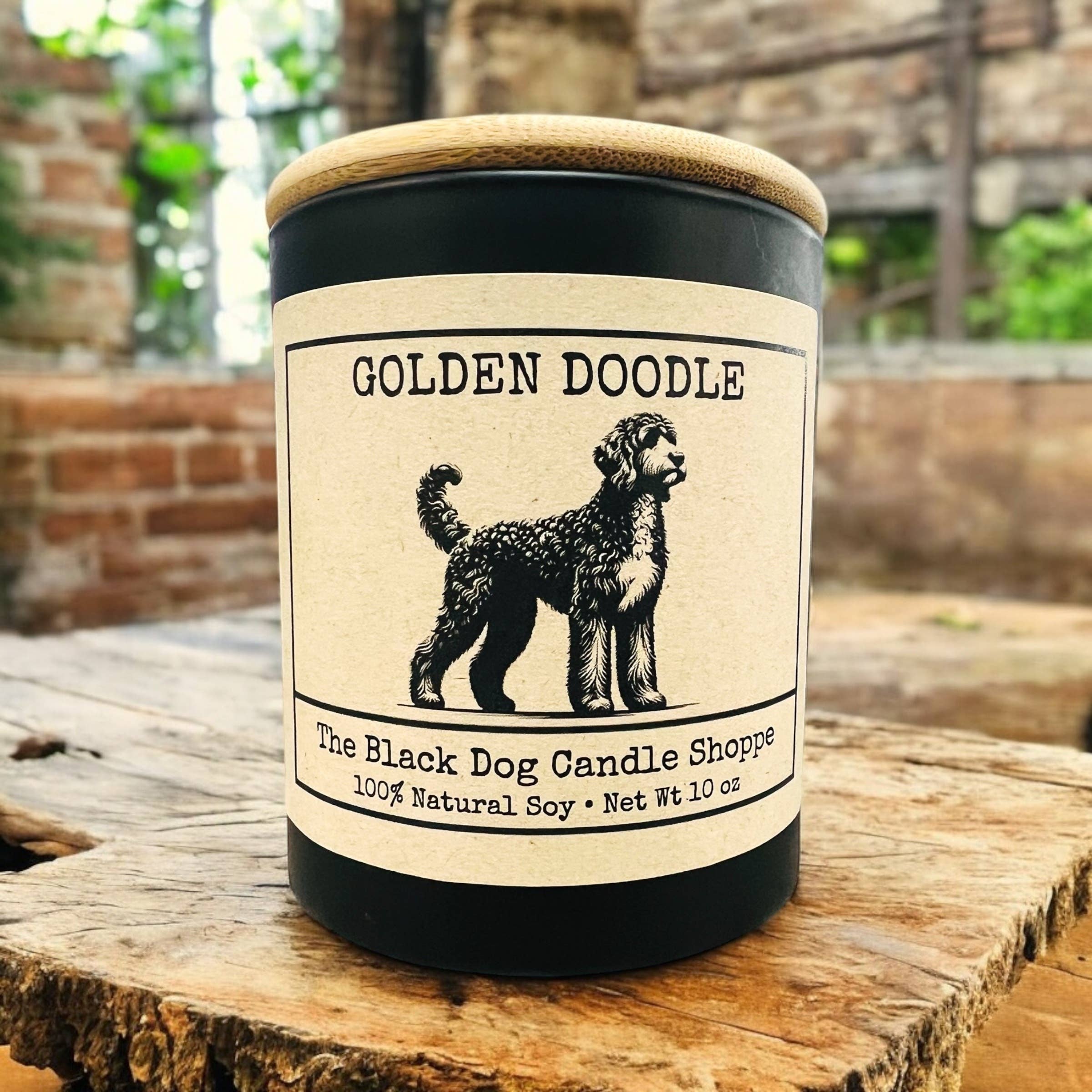 The Black Dog Candle Shoppe – wholesale Jar/filled candle – Golden Doodle Dog Breed Candle 3