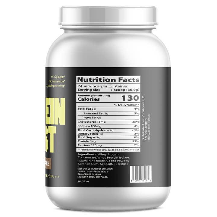VB Health – wholesale Protein-/superfoodpulver – Proteintillskott: Vassleprotein - Chokladbrownie