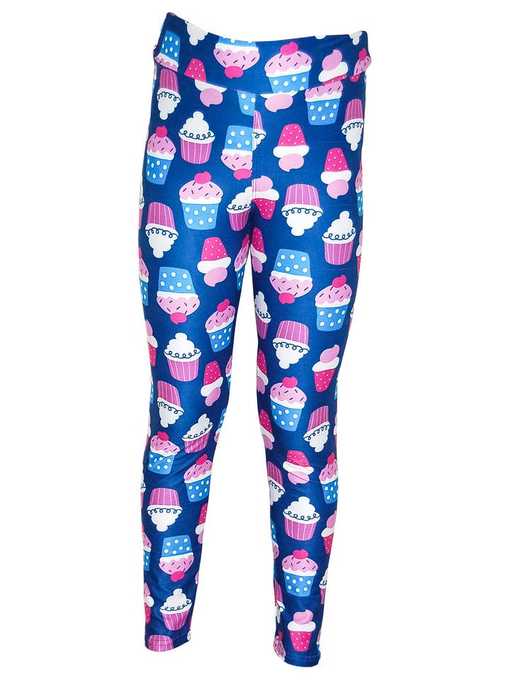 Cupcake Party Leggings - Multi voor wholesale door Lily and Momo