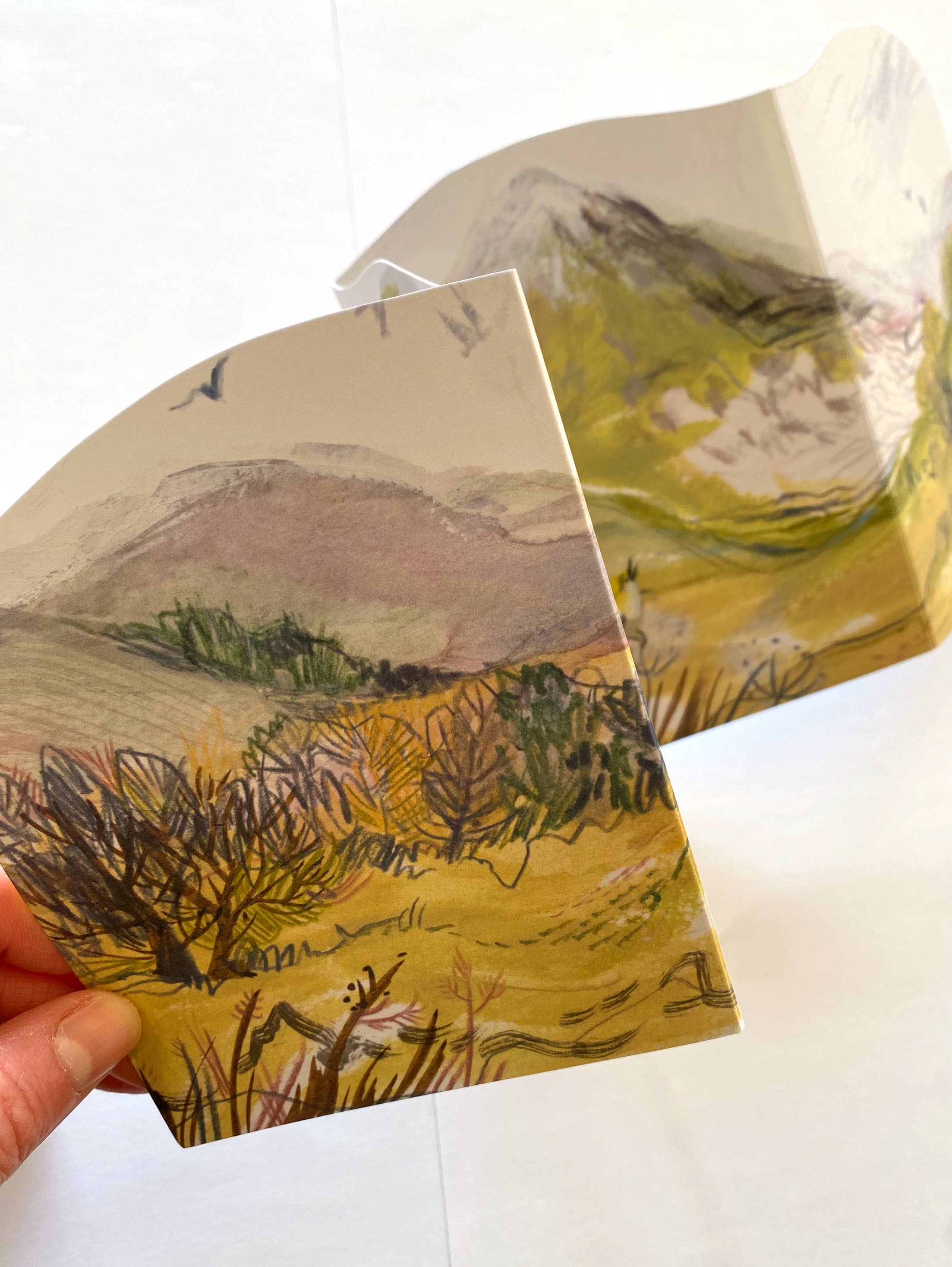 Esther Kent Design – wholesale Everyday greeting card – Hill & Glen Concertina Card2