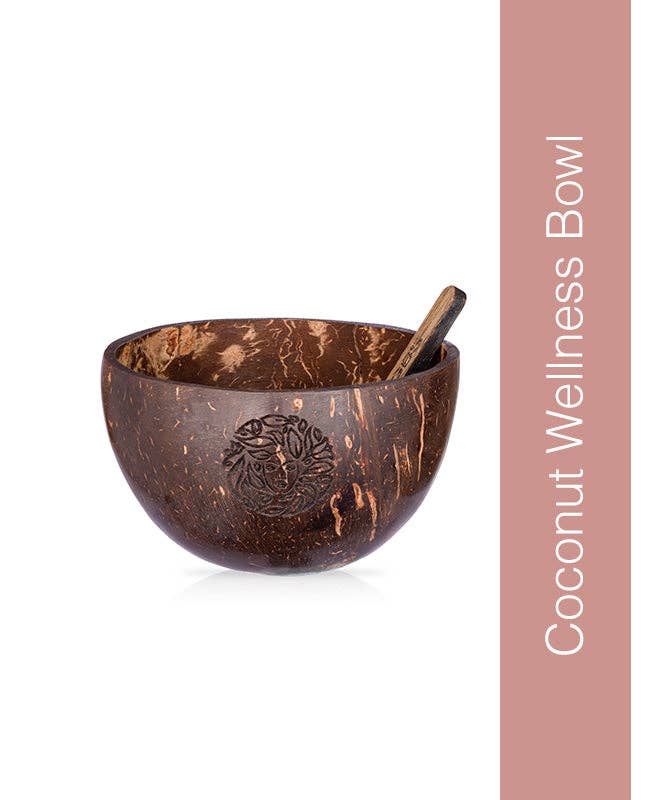 Global Beauty Secrets - Wholesale Decoratief bord/schotel/kom - Wellness Bowl met natuurlijke kokosnoot