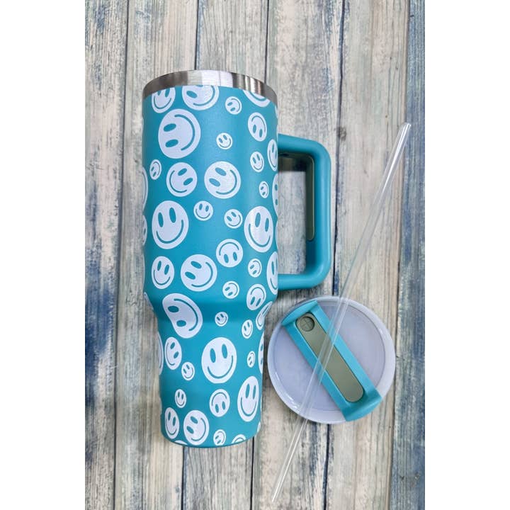 DESHENG ENTERPRISE - Wholesale Insulated mug/tumbler - SMILEY FACE STAINLESS STEEL TUMBLERS CUP 40oz 3
