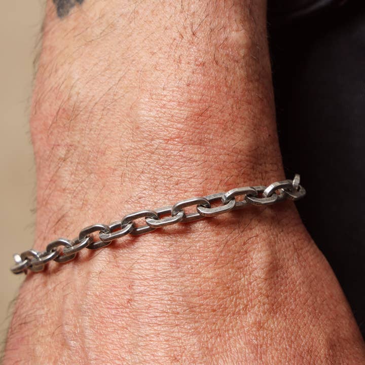 We Are All Smith – Großhandel Glieder- & Kettenarmband – Dickes Kabelkettenarmband aus 925er-Sterlingsilber für Herren11