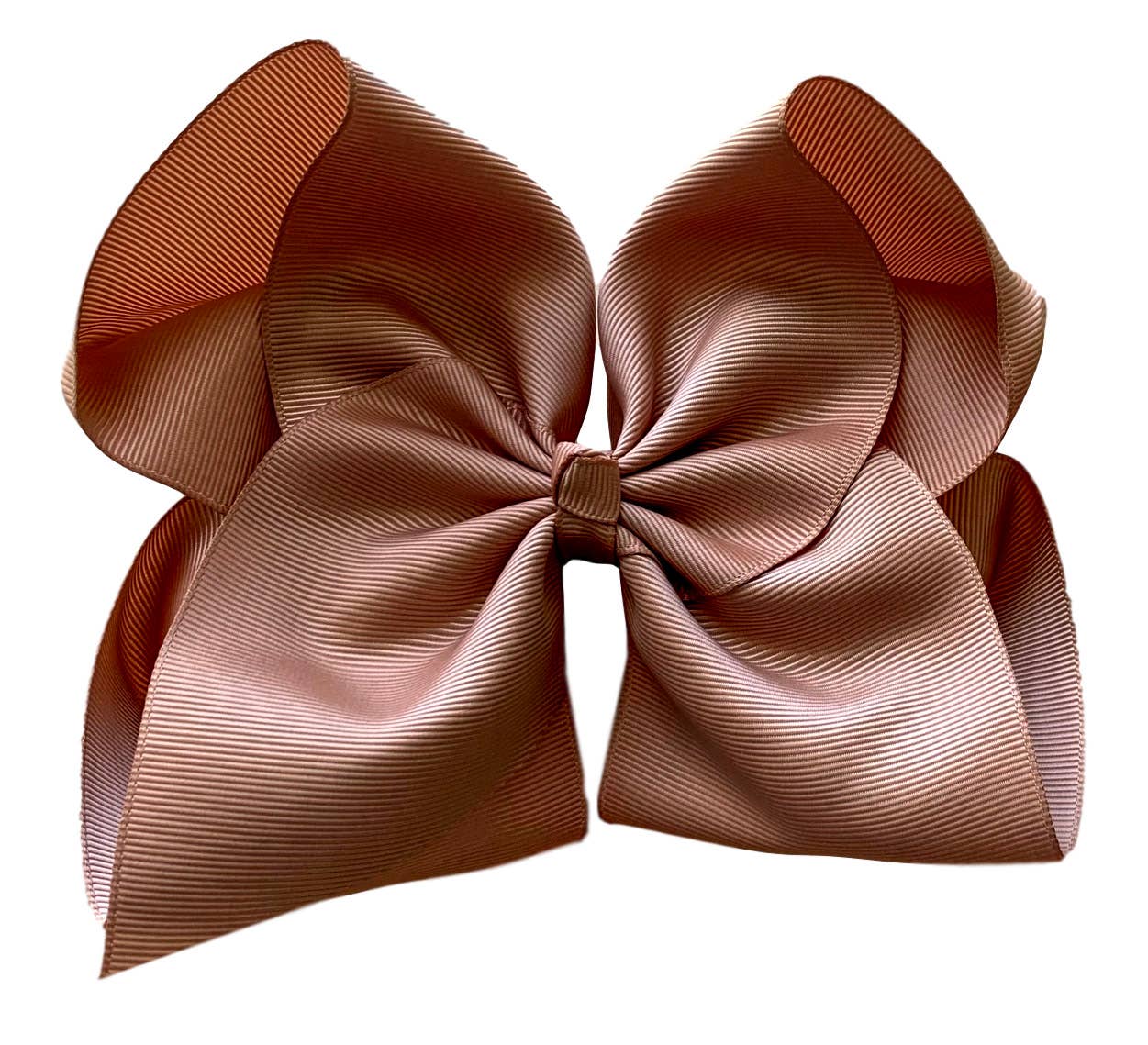 The Solid Bow - Wholesale Hair Bow - Kids - Acorn Grosgrain Hair Bow