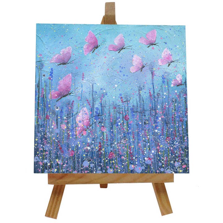 Emily Ward Art β wholesale Art print β Flying Free Tile with Easel