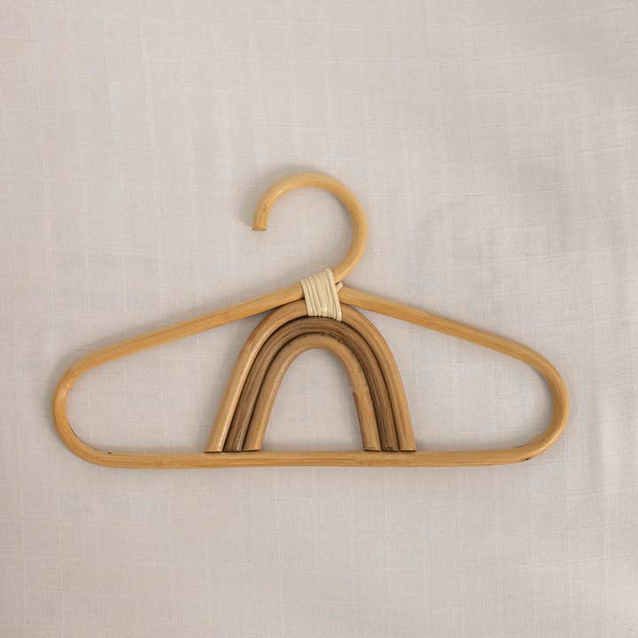 Rainbow Rattan Hanger for wholesale by Lil North Co