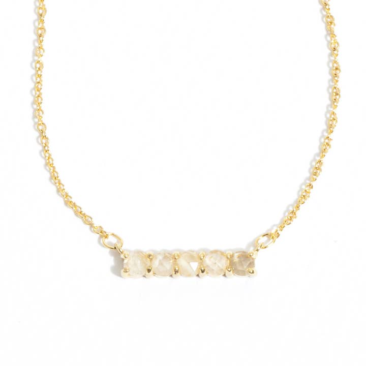 Josie - Collana con pietra di luna per la vendita all'ingrosso da parte di Heilo Jewelry