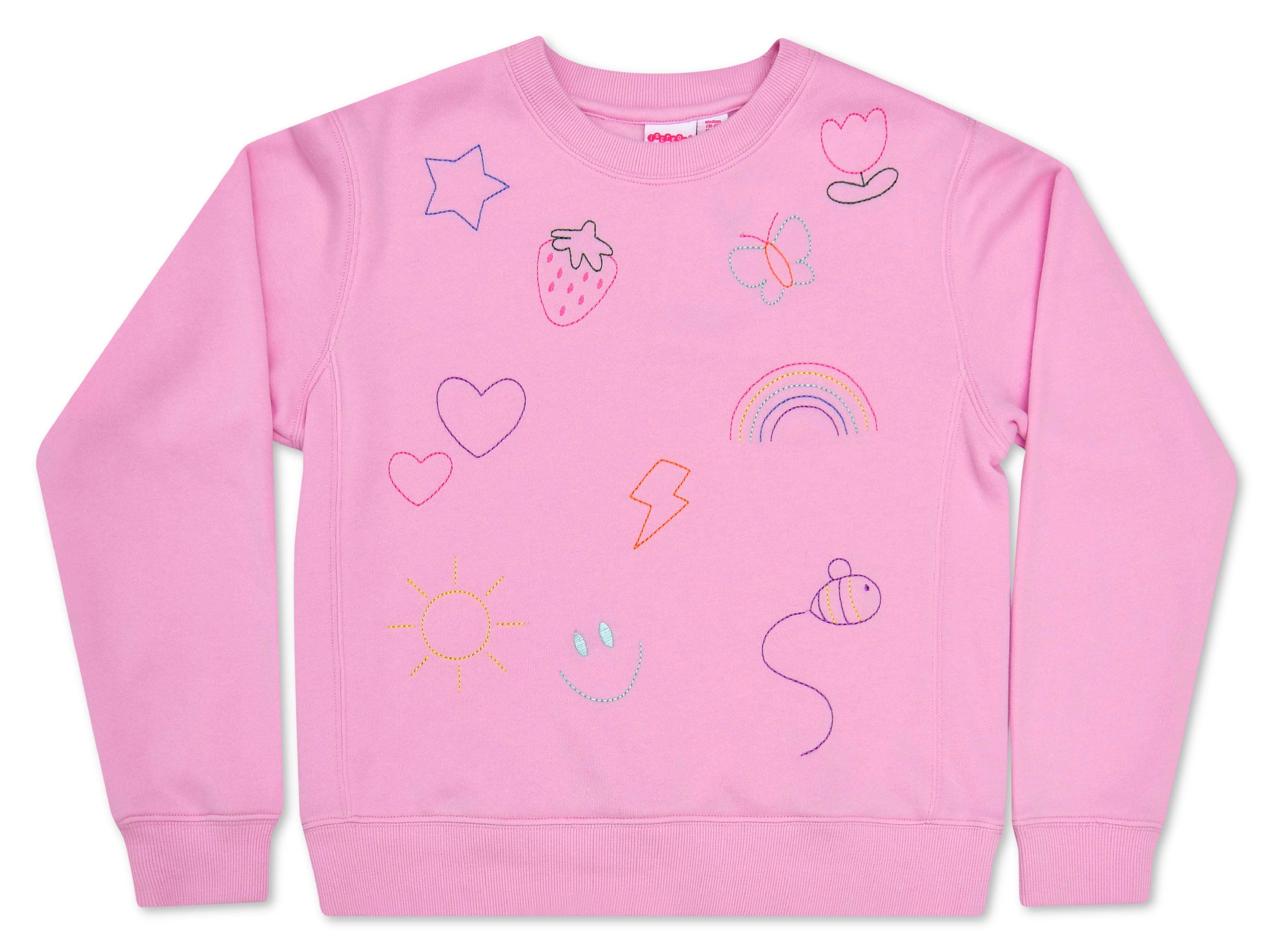 Iscream - Wholesale Sweatshirt - Kids - CHECK IT OUT SWEATSHIRT (MEDIUM (10-12))