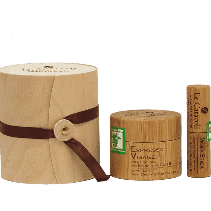 Moisturizers & Protectors Day Cream + Stick Care Set for wholesale by Le Caracoli