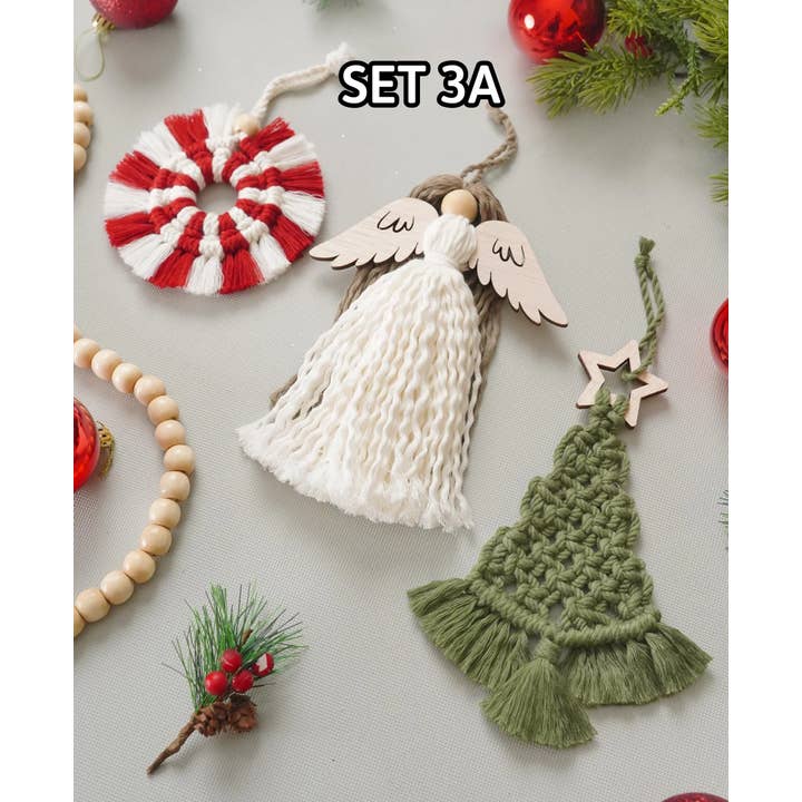 BeanDaikon - Wholesale DIY Craft Kit - Macrame Ornament Kit K612
