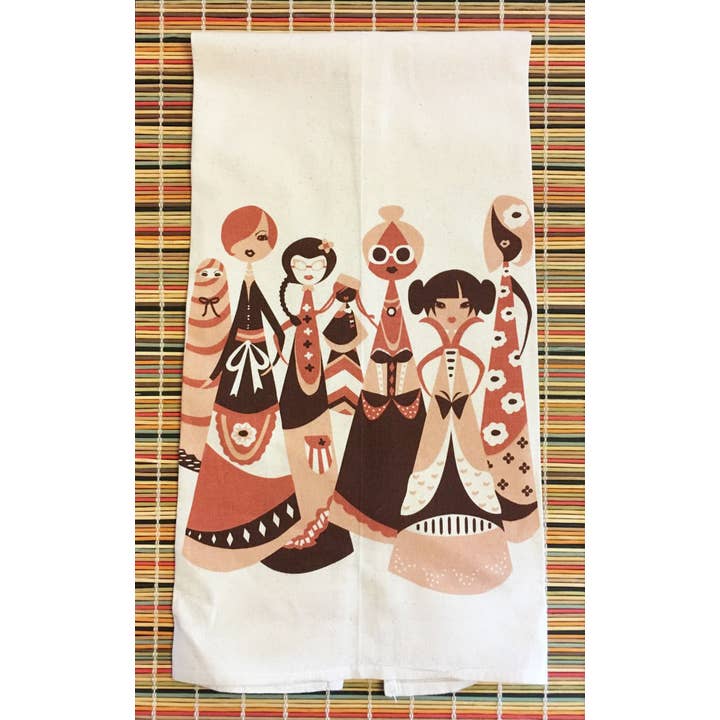 Blue Platypus - Wholesale Tea Towel - All the Women Tea Towel1