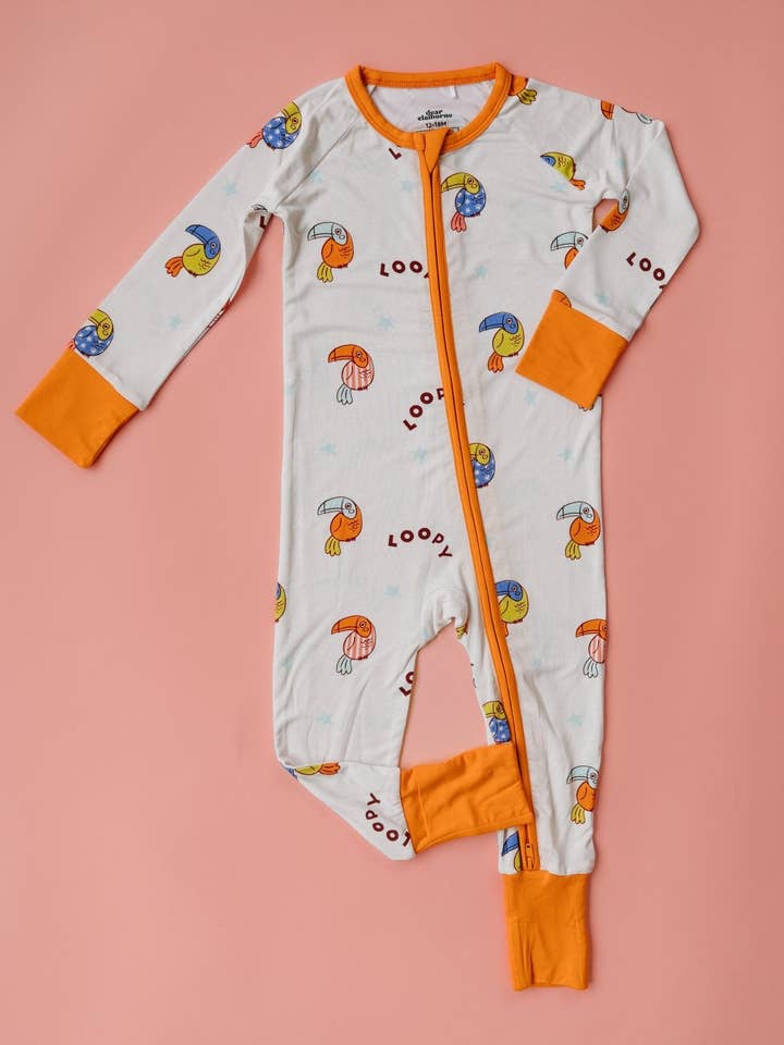 Loopy Zipper Romper for wholesale by Dear Claiborne