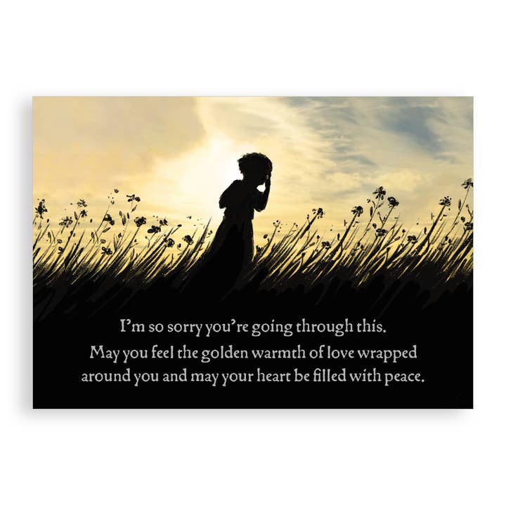 Carte de vœux - Love and Peace pour la vente par Nice Things by Helena