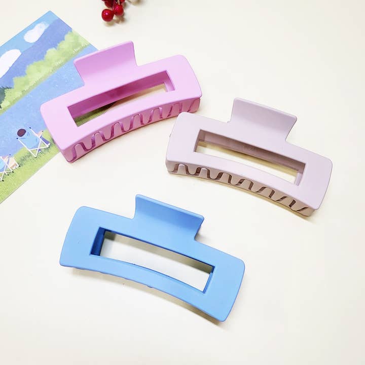 Matte Color Hair Claw Clip for wholesale on Faire