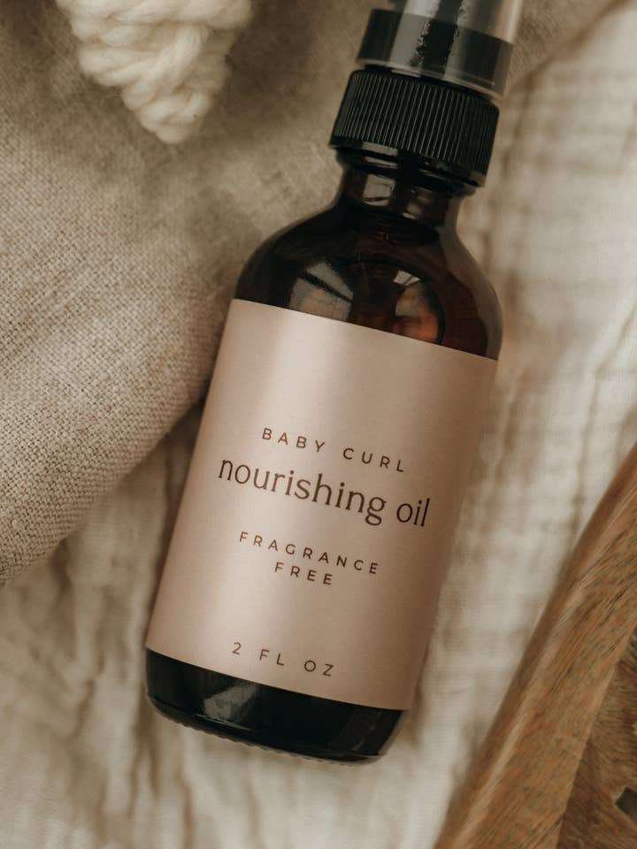 Baby Curl Nourishing Hair Oil for wholesale by snuggle suds
