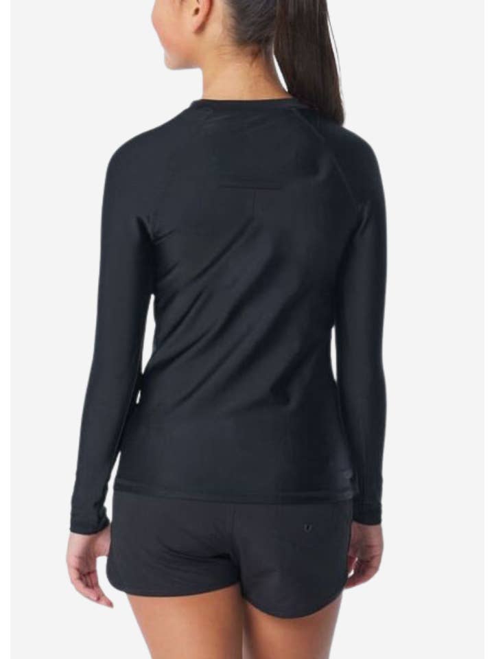 Black Youth Thermal LS Rash Top for wholesale on Faire1