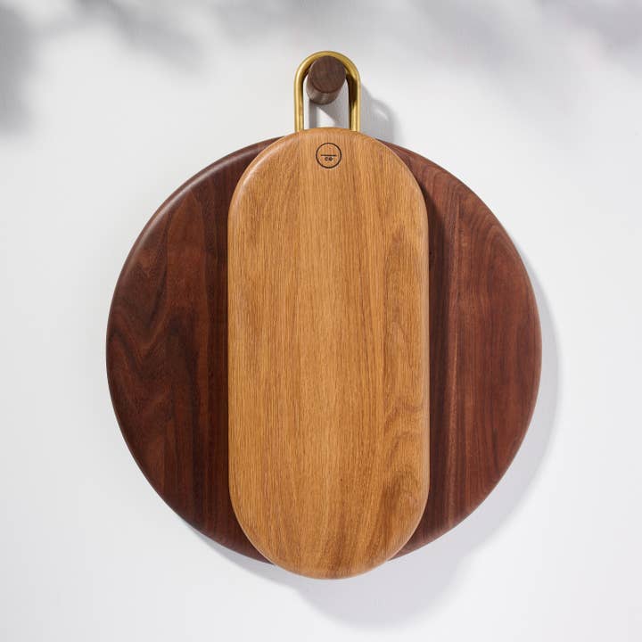 Untitled_Co - Wholesale Serving Tray - Modern Curvy Wood Serving Board with Brass Handle - Kenneth12
