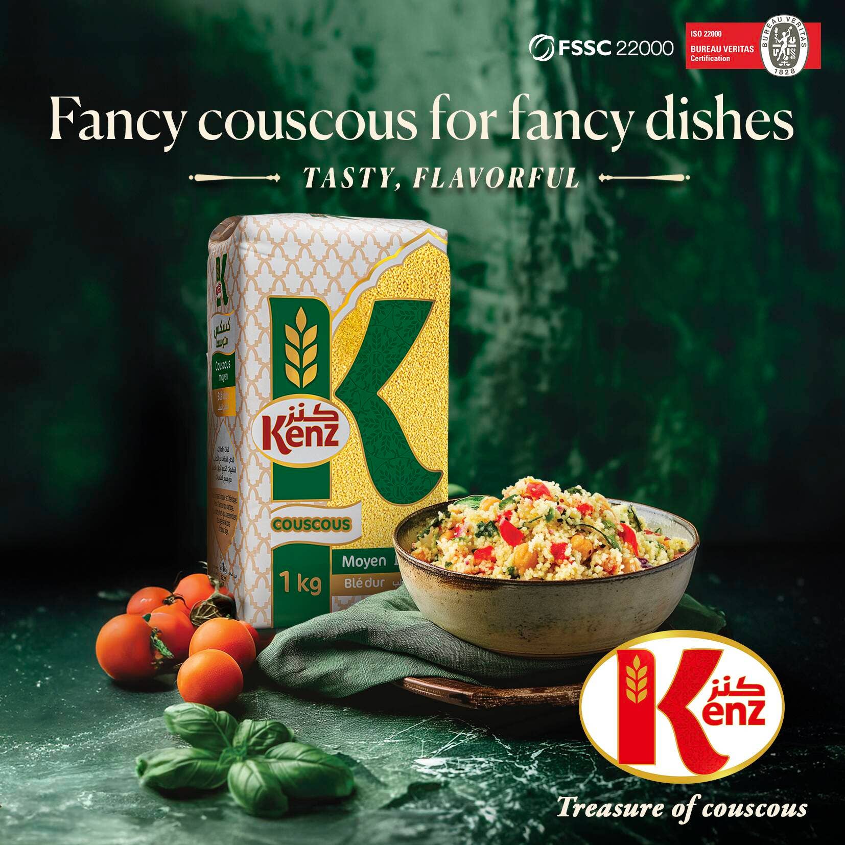 MENA Distribution - Wholesale Pasta - Kenz Medium Couscous1