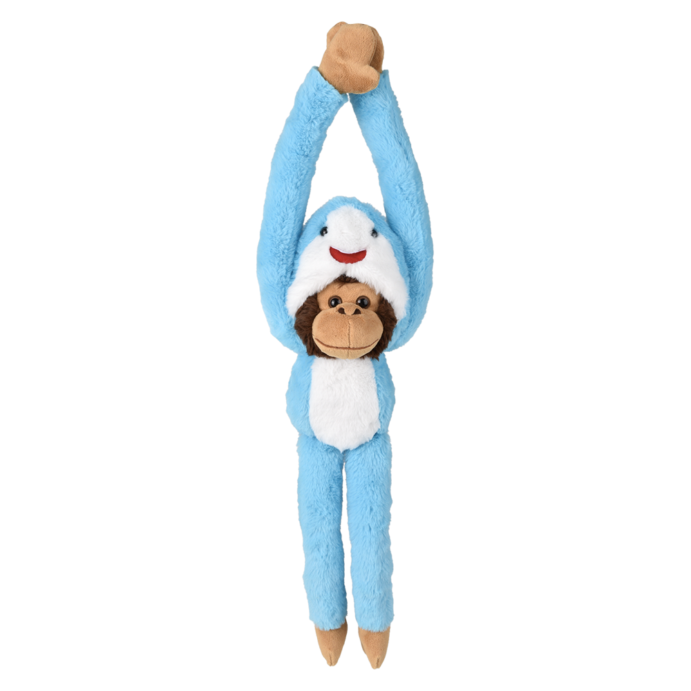 The Toy Network - Wholesale Stuffed/Plush Toy - Kids & Baby - (T) 27.5" DRESSED SHARK HANGING MONKEY0