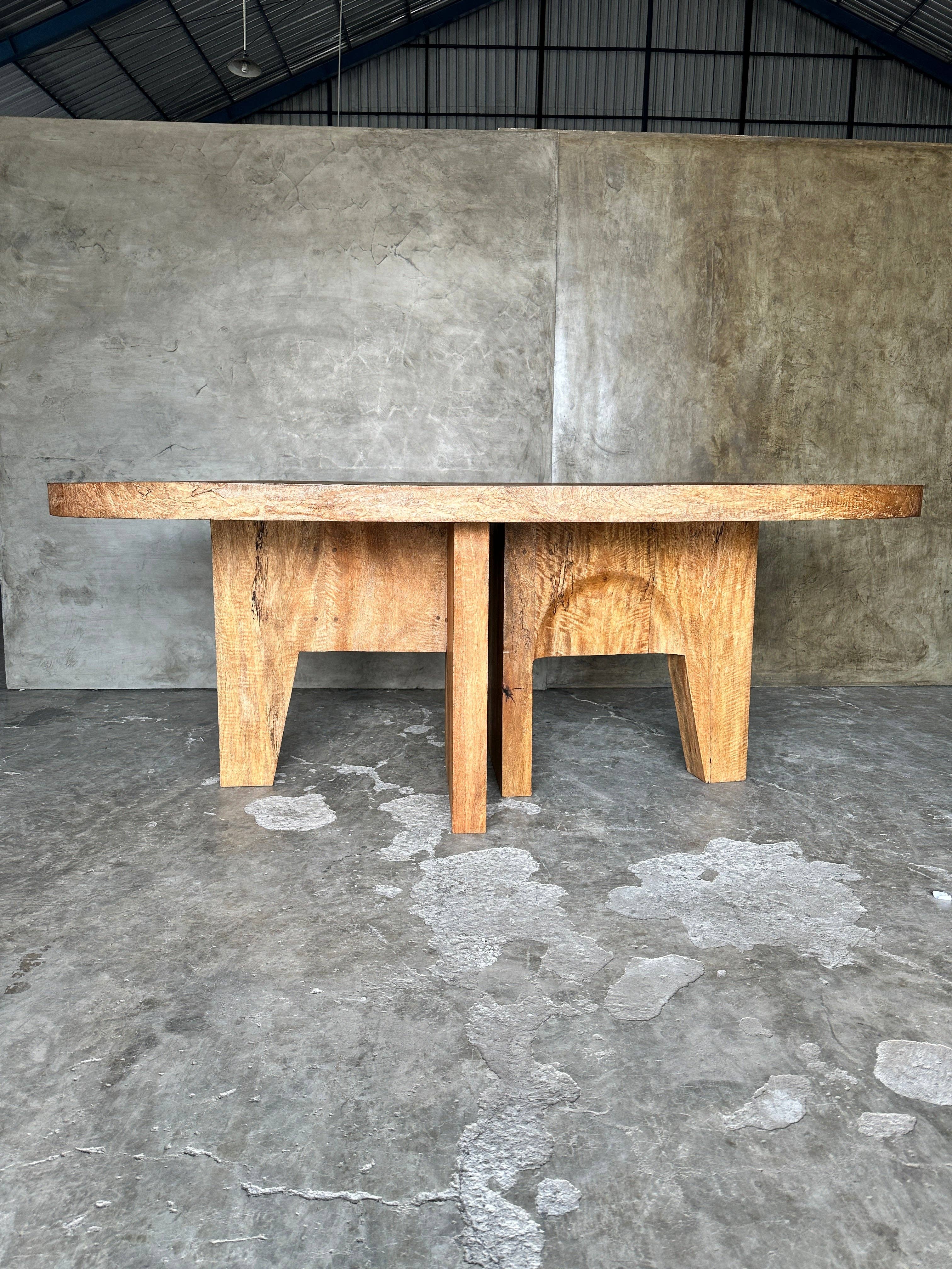 Office Objets - Wholesale Coffee Table - Massive mango wood table 2m10x1m76