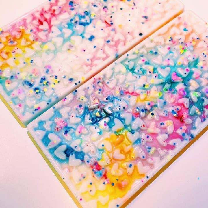 Bar of Hearts for wholesale by Amy Eliza Wax Melts