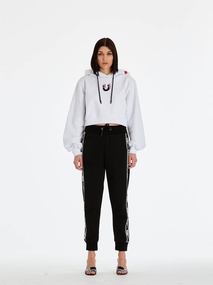 MOLETOM KYLIE BRANCO/PRETO/VERMELHO por atacado de DSG