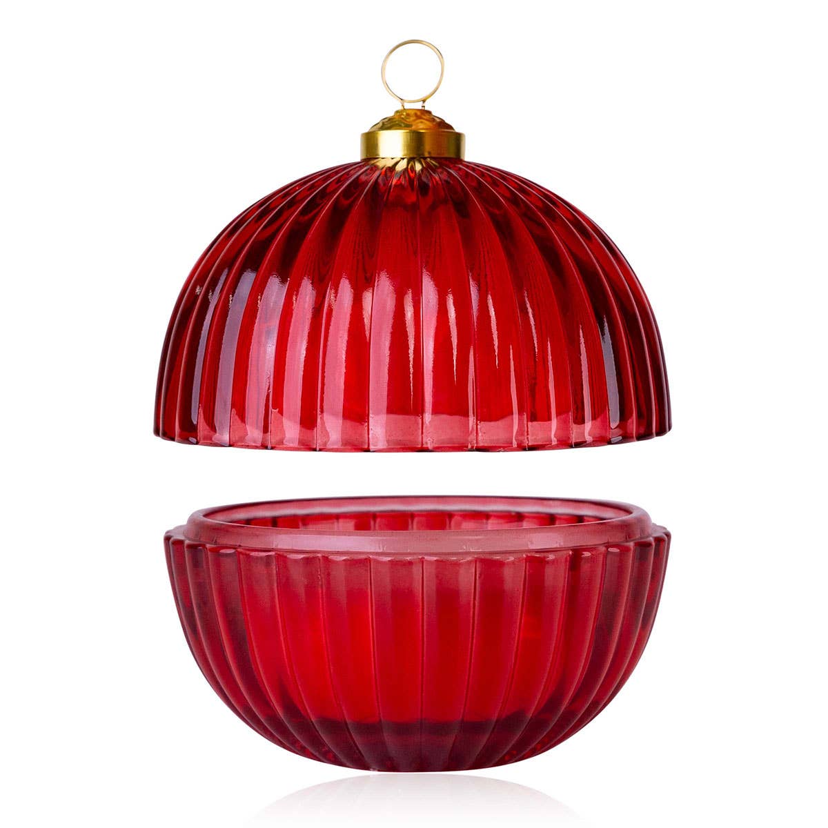 Accentra - Wholesale Novelty Candle - Scented candle in glass sphere Color: Red1