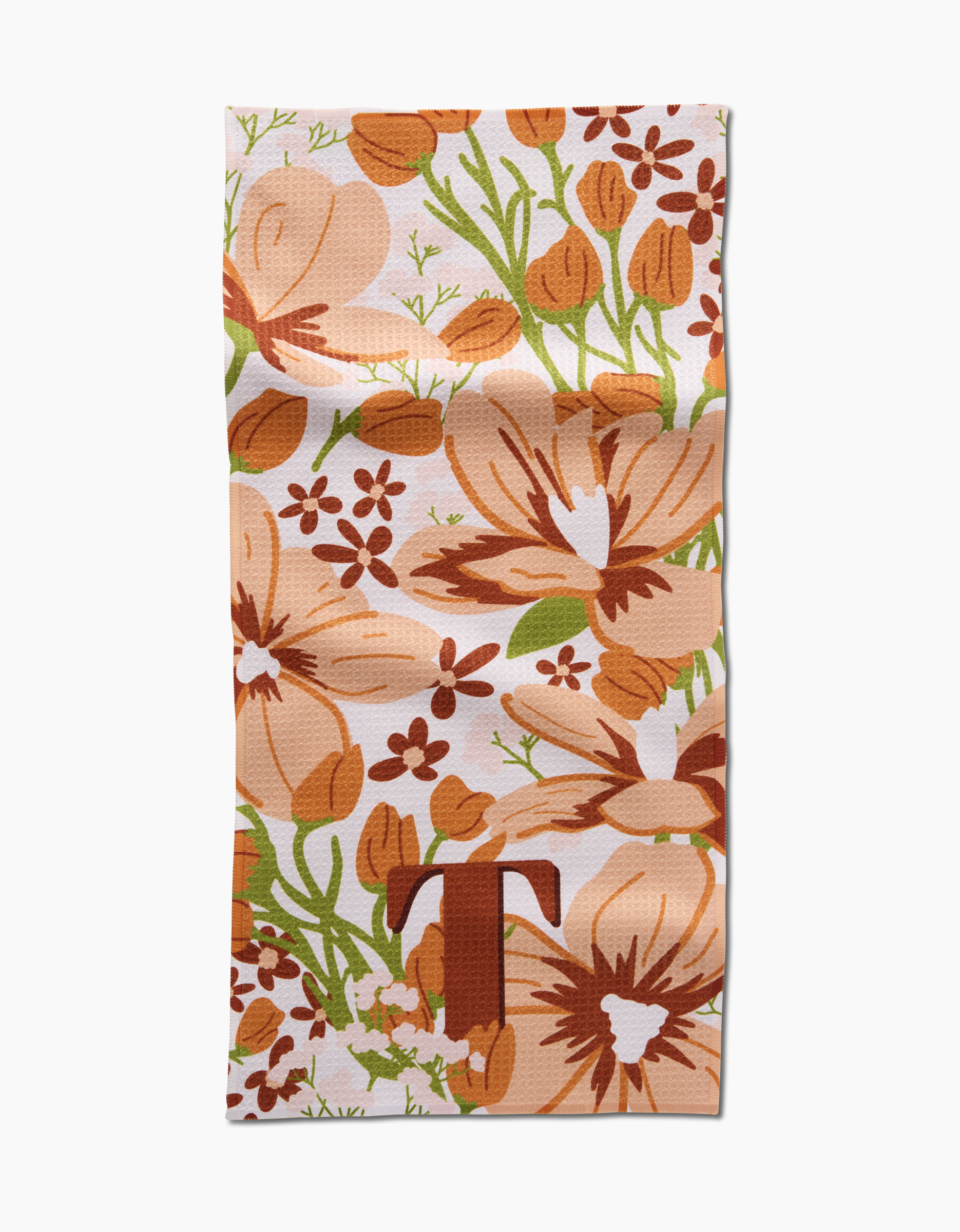 Geometry - Wholesale Tea Towel - Geometry Monogram Floral Bar Towel23