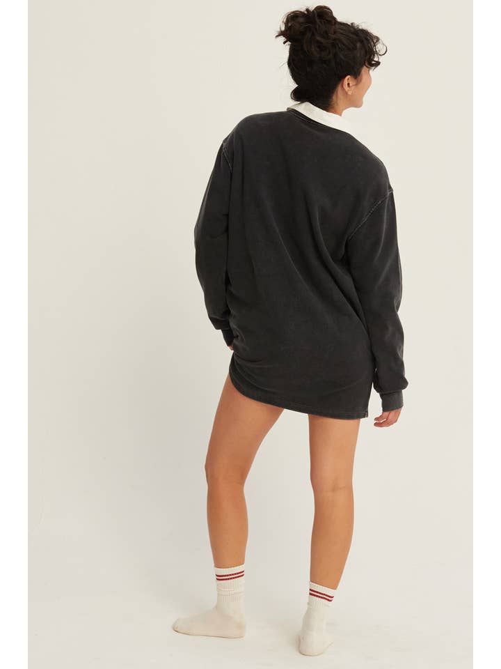 HYFVE – wholesale Dress – Women's – Mineral Washed Oversized Mini Sweatshirt Dress21