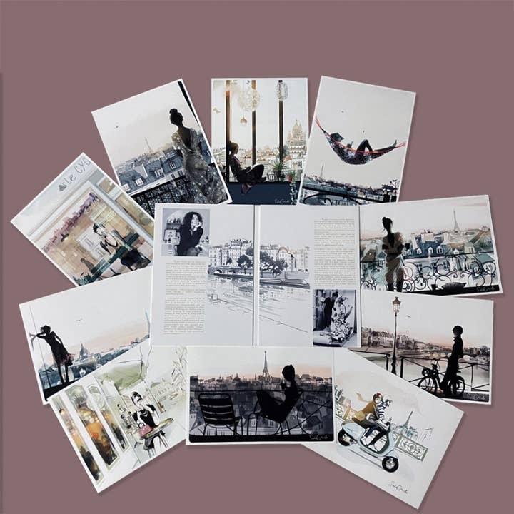 Fine Art Print Collector Box - S.Griotto - Paris for wholesale by Atelier Contemporain