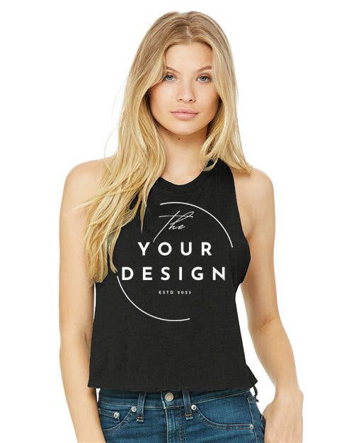 One Nine – wholesale Tank top – Women′s – Custom - Women's Racerback Crop Tank 1