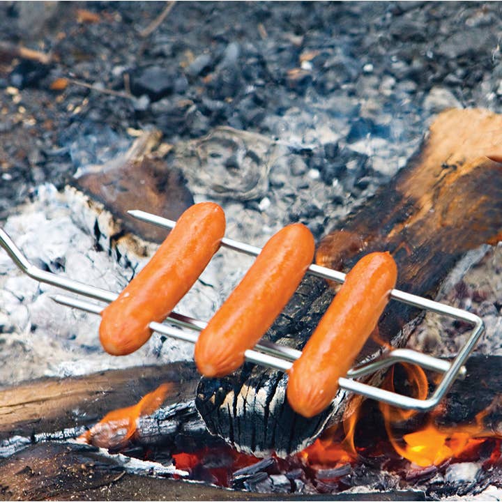 Rome Outdoor Cookware - Wholesale Outdoor Grill Tools - Safe'T'Fork 43" Long Hot Dog Roasting Stick by Rome