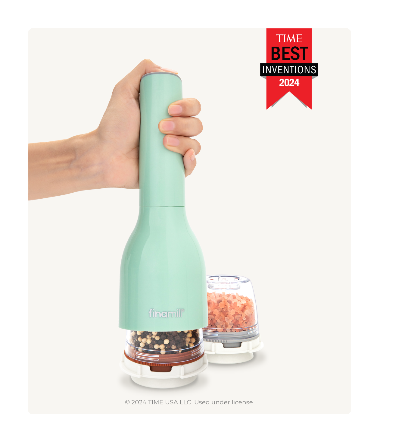 FinaMill - Wholesale Spice Mill - FinaMill Classic Battery - 1 Everyday Pod, 1 Pepper Pod3