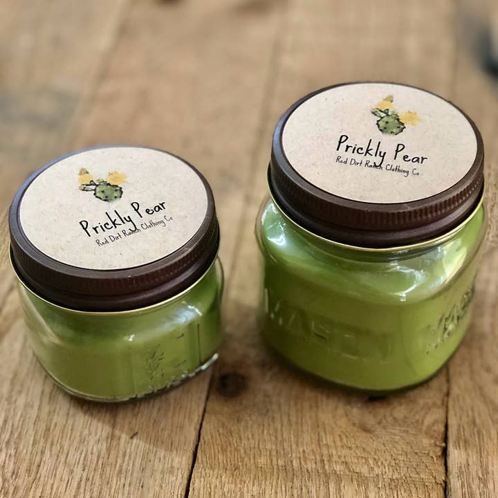 Candle RDR Prickly Pear Mason Jar Candle for wholesale by Red Dirt Ranch Clothing Company