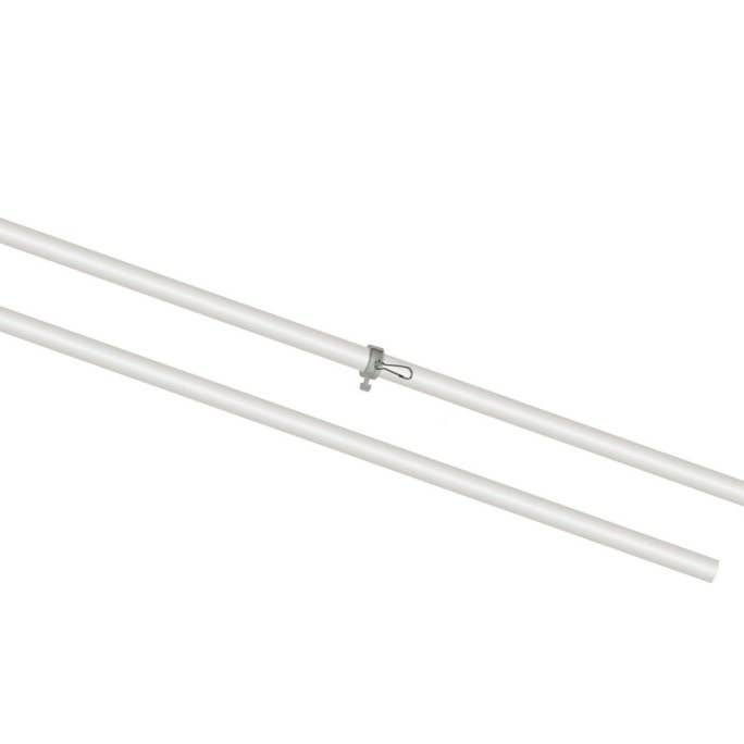 6ft Spinning Stabilizer Flag Pole (White) for wholesale by Flags Importer