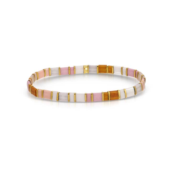 Splendid Iris - Wholesale Beaded Bracelet - Choose Your Colors - Miyuki Tila Bracelets24