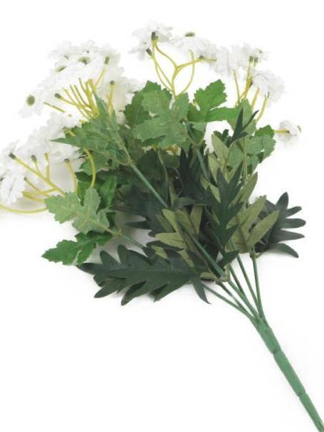 Artificial 32cm White Daisy Plug Plant for wholesale by Closer2Nature
