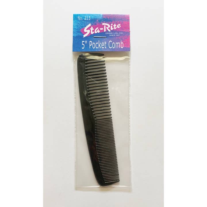 Sta-Rite Ginnie Lou - Wholesale Hair Brush/Comb - Pocket Comb (5")
