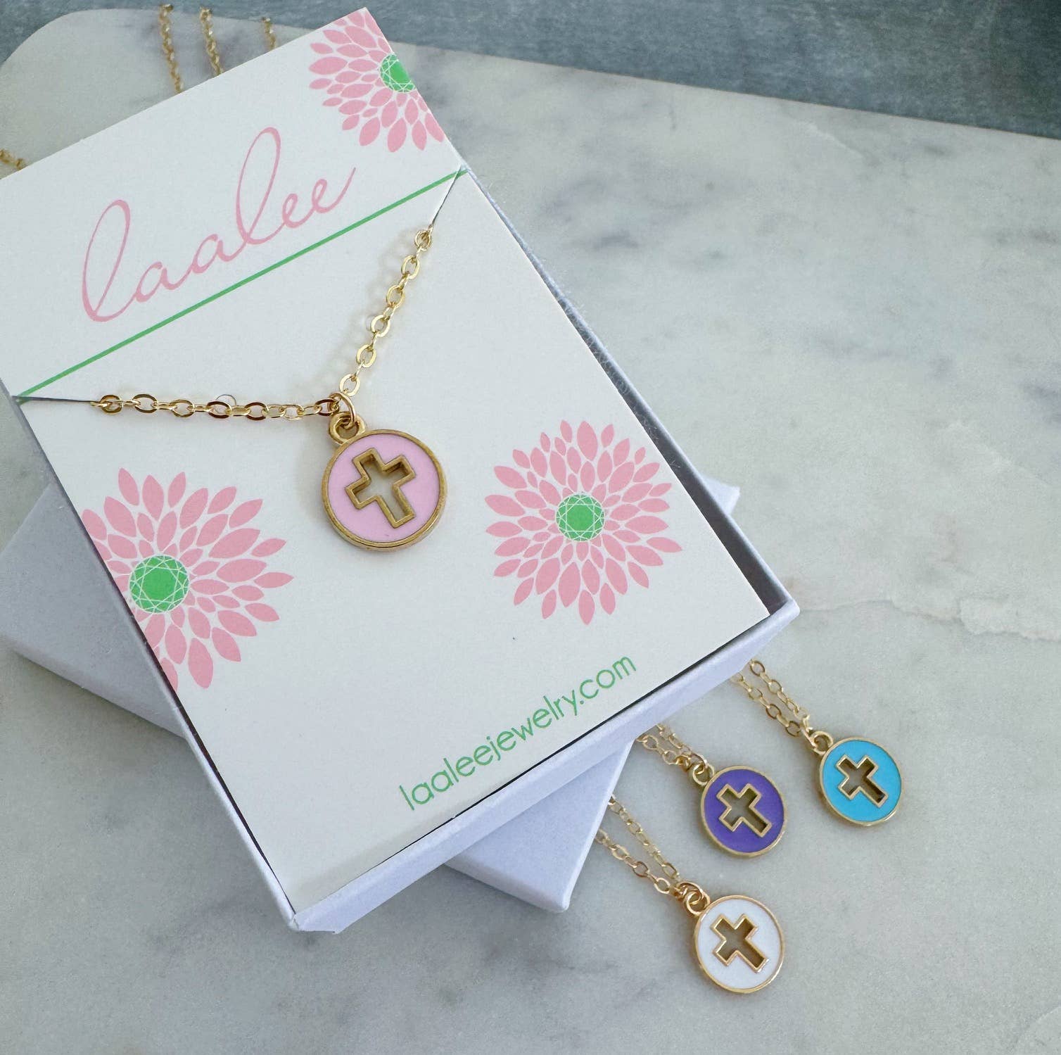 Laalee Jewelry – Großhandel Halskette – Kinder – Halskette für Kinder, Kreuzkette, Kreuzschmuck, religiöses Geschenk1