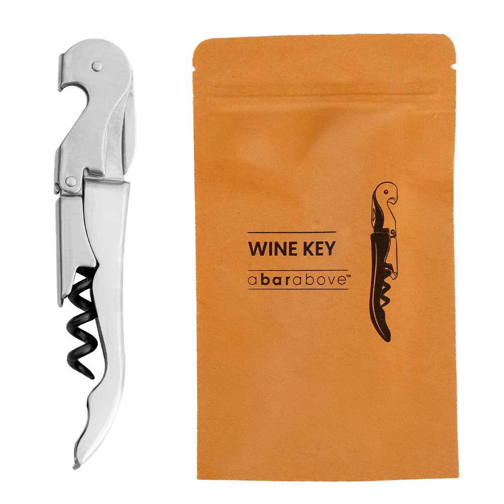 A Bar Above - Wholesale Bottle/Wine Opener - Wine Opener, Stainless Steel Handle with Black Corkscrew4
