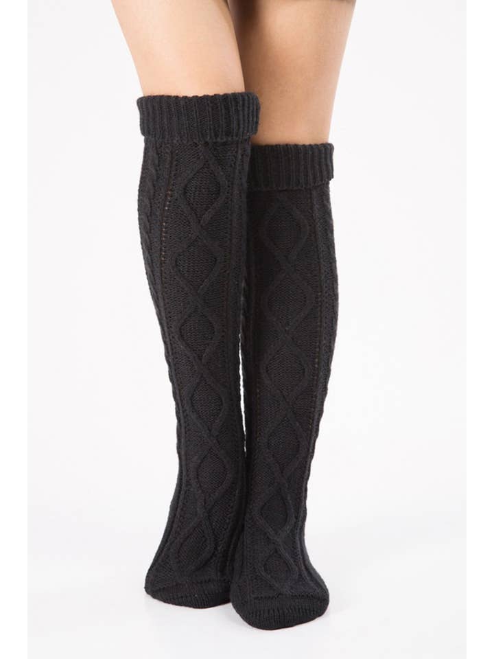ACCITY - Wholesale Socks - Women's - CABLE KNIT SOCKS_CWMS108