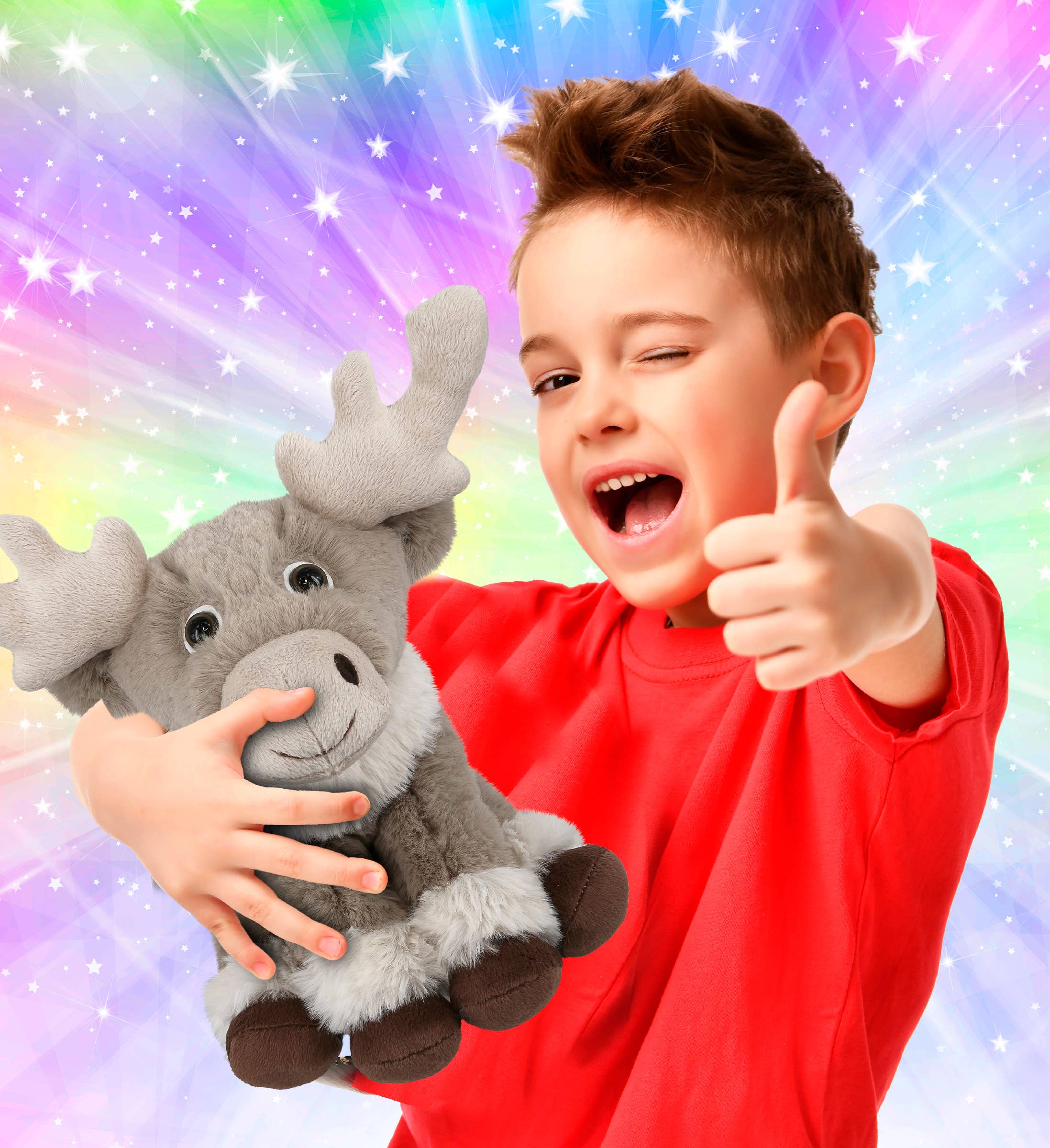 Cota Global – wholesale Stuffed/plush toy – Kids & baby – Super-Soft Plush - Squat Reindeer 8.5"1