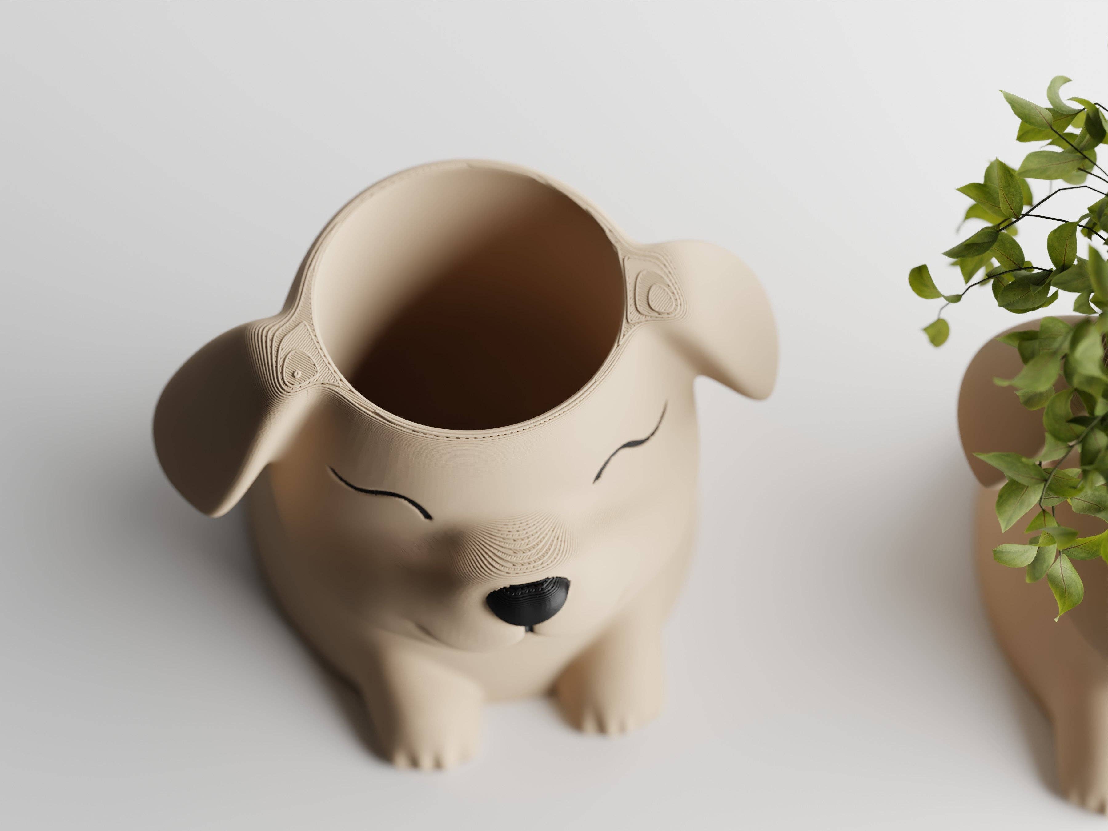 The Butler's Company - Wholesale Plant Pot - Adorable Cute Puppy Dog Flower Pot | Decor with Personality6