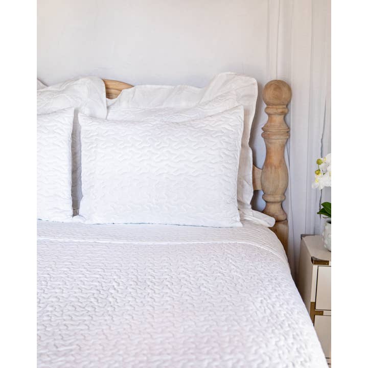 Ida Mae Home – wholesale Täcke – Massivt vitt täcke