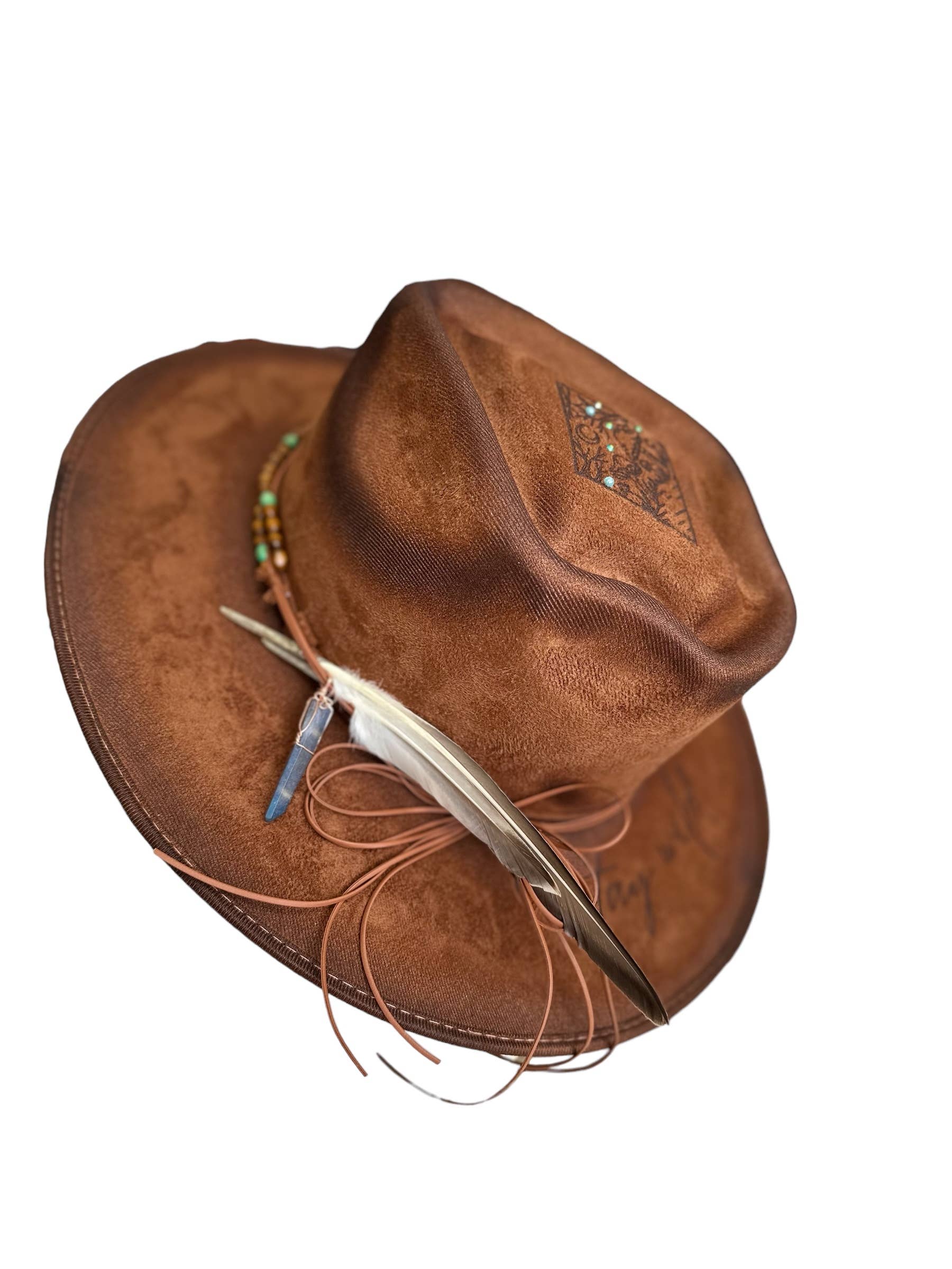 Wild Indigo - Wholesale Cowboy Hat – Women’s - Mushroom Stay Wild Moon & Star Rancher Hat Western6