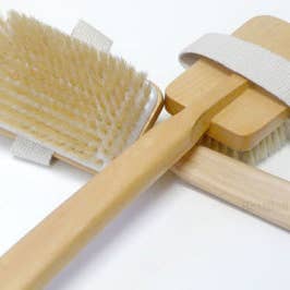 Dry Brush with Boar Bristles for wholesale by Rosie's Market, LLC.