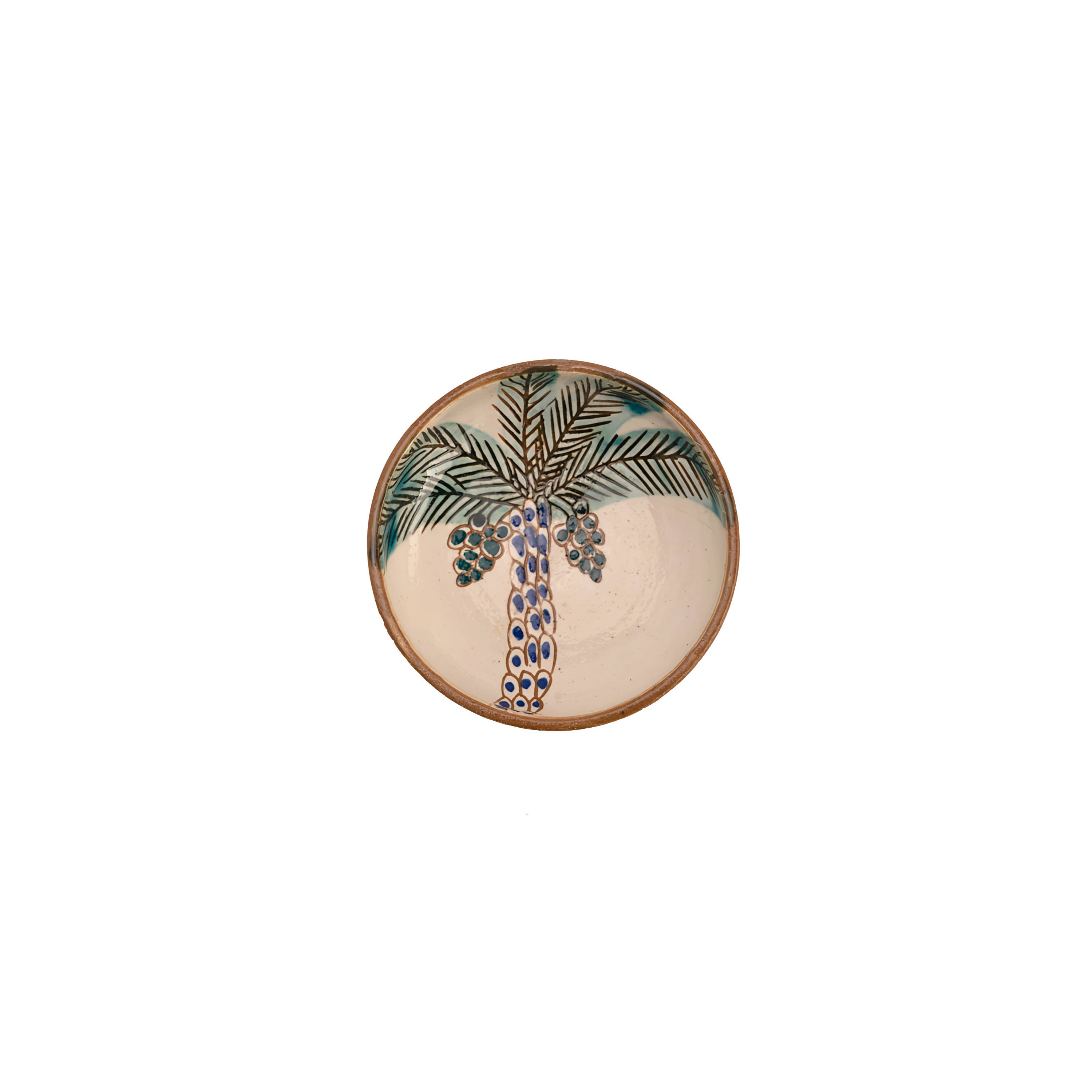 KILIIM - Wholesale Decorative Plate/Dish/Bowl - Palm Mini Ceramic Plate1