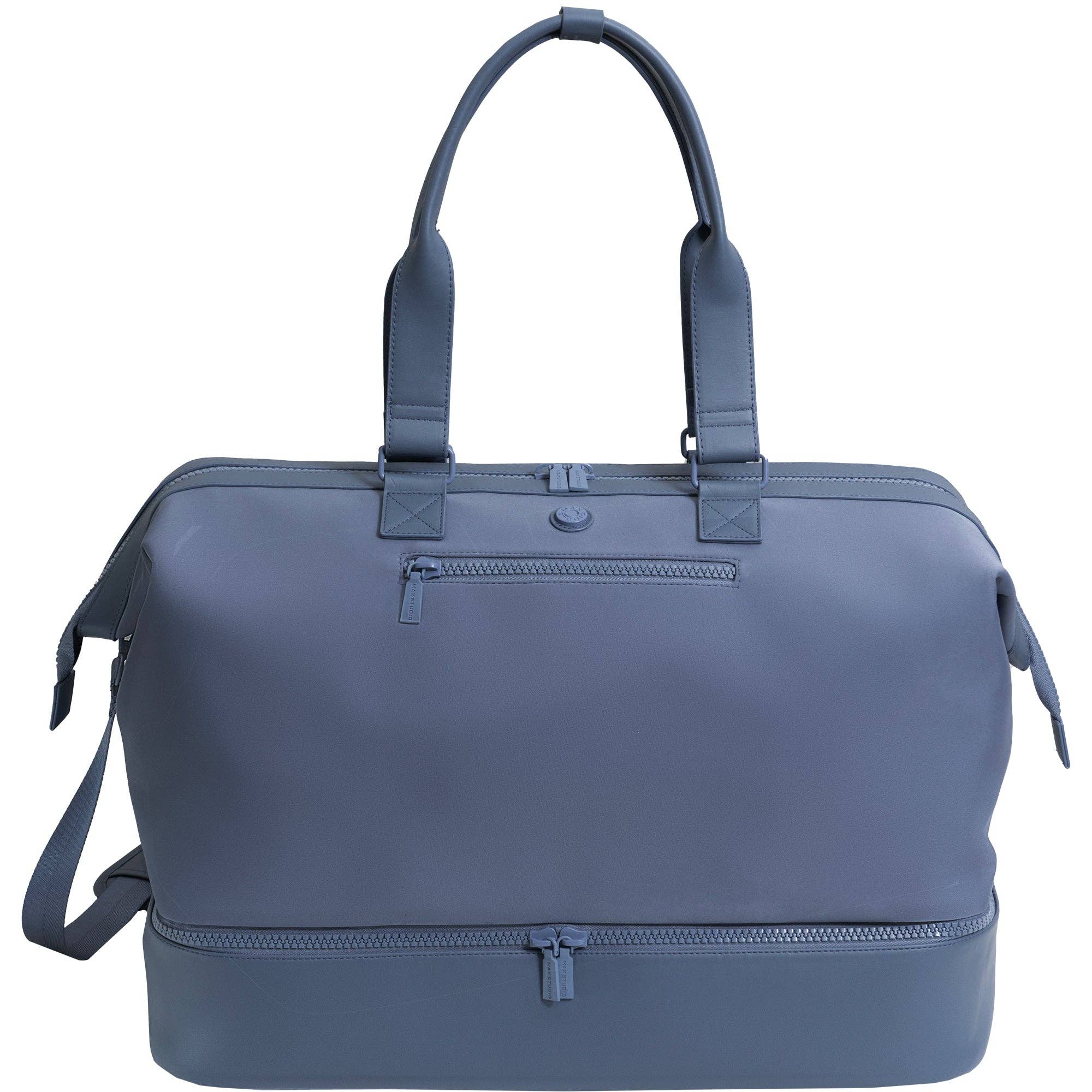 Magid - Wholesale Weekender Bag - Women's - Max Studio Sport Nylon & Faux Leather Drop Bottom Duffel Bag25