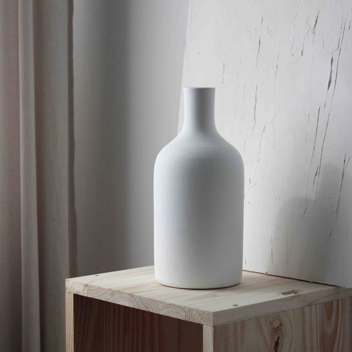 Blanc 02 - White Vase - Home Decor - LAST UNITS for wholesale on Faire0